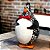 Pinguim de Geladeira Artesanal em Cabaça Decoração 16-18cm - Imagem 4