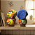 Galinha Decorativa em Cabaça com Bobs Coloridos e Lenço – 10 a 12cm - Imagem 5