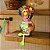 Galinha Decorativa com Bobs, Pernas e Lenço – Cabaça 10–12cm - Imagem 3