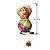 Galinha Caipira Artesanal Cabaça, Pernas e Chapéu Palha (10 a 12cm) - Imagem 2