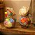 Galo Caipira Cabaça Artesanal Chapéu Palha Decoração 10-12cm - Imagem 4