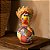 Galo Caipira Cabaça Artesanal Chapéu Palha Decoração 10-12cm - Imagem 3