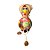 Galo Caipira de Cabaça c/ Pernas e Chapéu de Palha (13-15cm) - Imagem 1
