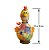 Galinha de Cabaça com Flor na Asa – Decoração 13 a 15 cm - Imagem 2