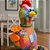Galinha de Cabaça com Flor na Asa e Pernas – 10 a 12 cm - Imagem 6