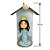 Imagem Iemanjá em Biscuit no Oratório de MDF 15cm - Imagem 2