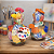 Galinha Artista Decorativa em Cabaça - 10 a 12cm - Imagem 5