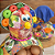 Porta Ovos Galinha Artesanal de Cabaça com Lenço e Flor - 26 a 29cm - Imagem 7