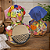 Porta Ovos Galinha Artesanal de Cabaça com Lenço e Bobs - 26 a 29cm - Imagem 4