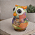 Coruja Decorativa em Cabaça Artesanal Pequena - 07 a 09cm - Imagem 6