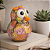 Coruja Decorativa em Cabaça Artesanal Pequena - 07 a 09cm - Imagem 4