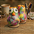 Coruja Decorativa em Cabaça Artesanal Pequena (10-12cm) - Imagem 6