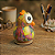 Coruja Decorativa em Cabaça Artesanal Pequena (10-12cm) - Imagem 5