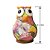 Coruja Decorativa em Cabaça Artesanal Pequena (10-12cm) - Imagem 2