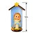 Imagem Nossa Senhora das Graças em Biscuit no Oratório de MDF 12cm - Imagem 2