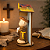 Imagem Santo Antônio de Biscuit no Oratório MDF 12cm Artesanal - Imagem 7