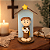 Imagem Santo Antônio de Biscuit no Oratório MDF 12cm Artesanal - Imagem 3