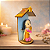 Imagem Santa Teresinha em Biscuit com Oratório de MDF 12cm - Imagem 4