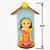 Imagem Santa Teresinha em Biscuit com Oratório de MDF 12cm - Imagem 2