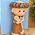 Imagem de Santo Antônio com Menino Jesus em Biscuit Artesanal no Oratório MDF 12cm - Imagem 5