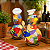 Galinha Decorativa em Cabaça Chef de Cozinha Gourmet Artesanal 10 a 12 cm - Imagem 6