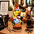 Galinha da Tesoura Decorativa em Cabaça Artesanal com Biscuit | 10 a 12 cm - Imagem 7