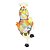 Galinha de Cabaça Gourmet Chef de Cozinha c/ Pernas – 13 a 15 cm - Imagem 1