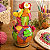Galinha Crocheteira Artesanal em Cabaça - 10 a 12 cm - Imagem 7