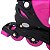 Patins Rosa Ajustável 33 a 36 Kit de Proteção Completo - Imagem 6