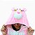 Macacão Kigurumi Pantera Cor De Rosa P - Imagem 3