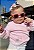 Óculos de Sol Baby Armação Flexível Rosa Alça Ajustável - Imagem 4