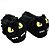 Pantufa de Pelúcia Dragão Preto P 33 a 35 - Imagem 1