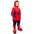 Macacão Kigurumi Infantil 3 A 4 Anos Spiderman - Imagem 1