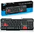 Teclado Multimídia para Computador com Fio USB - KP-2034A+ - Imagem 1