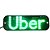 Placa Led Painel Luminoso 5v Uber 2 Ventosas COR VERDE - Imagem 1