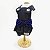 Vestido Pet para Cães Domum Jeans Laço Poá Alta Qualidade Petisco - Imagem 1