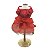 Roupa Pet para Cães Vestido Pet Luxo Festa Babados Organza Petisco - Imagem 5