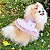 Roupa Pet para Cães Vestido Pet Babados Laise Algodão Pet & Baby Petisco - Imagem 2