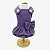 Roupa Pet para Cães Vestido Pet Babados Laço Puro Algodão Petisco - Imagem 1