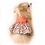 Roupa Pet para Cães Vestido Pet Floral Laço Puro Algodão Petisco - Imagem 2
