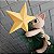Enfeite de Natal Gato com estrela - Imagem 2