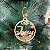 Bolinha de Natal Personalizada - Dourada - Imagem 1