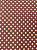Tricoline Geométrico Vermelho Natalino ( 0,50m x 1,40 m ) - Imagem 2