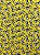 Tricoline Zebrinha Fundo Amarelo  ( 0,50 m x 1,40 m ) - Imagem 2