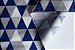 Tricoline Triângulos Geométricos Azul Marinho ( 0,50 m x 1,40 m ) - Imagem 4