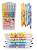 MARCA TEXTO NEON QUESEFUN 2 PONTAS - PINCEL BRUSH  1281 - Imagem 1