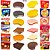 KIT 6 BLOCOS CHEIRO DE BISCOITOS FAMOSOS - 6 PEÇAS DIVERSAS - Imagem 1