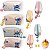 NECESSARIE DE NAPA COM POMPOM STITCH - UN CORES DIVERSAS - Imagem 1