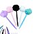 CANETA LUXO POMPOM METAL - UNIDADE CORES DIVERSAS - Imagem 1