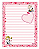Caderno colado PAPEL CARTA SNOOPY 50F - UNIDADE - Imagem 2
